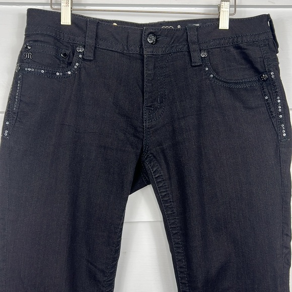 Miss Me Black 01 Signature Skinny Jeans Style JP7636S2 Size 31x30 - Picture 2 of 16